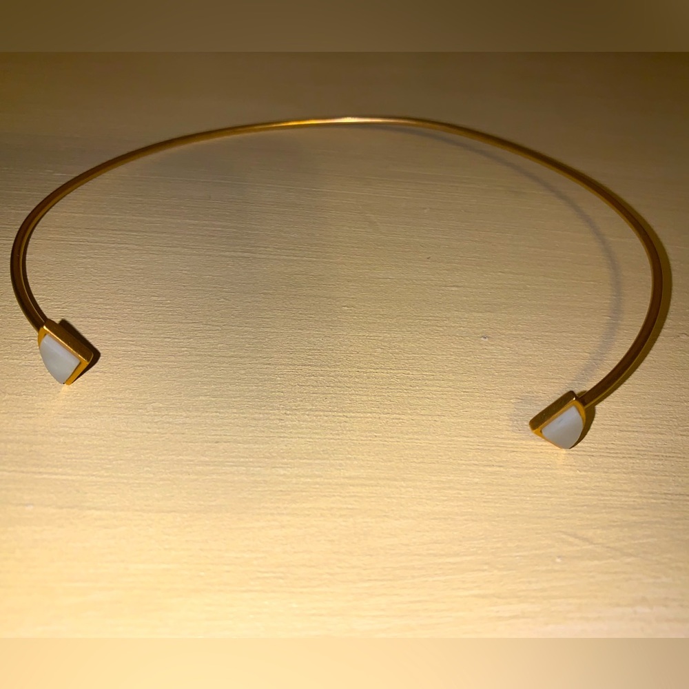 Gold Stone Neck Cuff